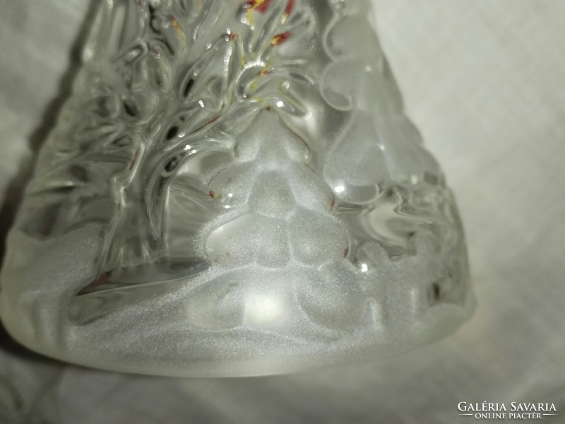 Christmas glass crystal bell...