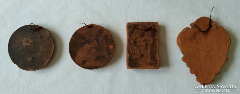 Ceramic plaques (Sopron, Visegrád)