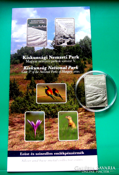 2020 - Kiskunság National Park - 2000 ft non-ferrous metal commemorative coin - in capsule, with mnb description