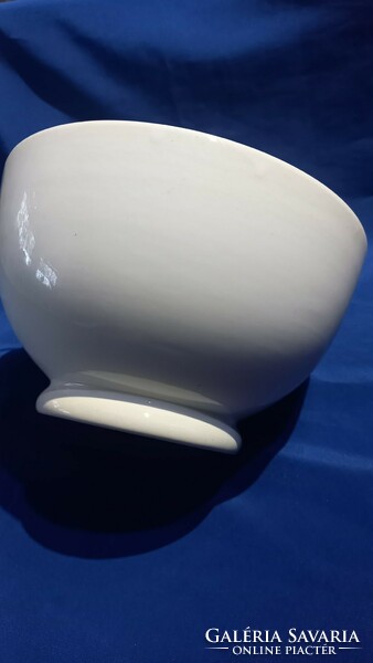 White granite bowl