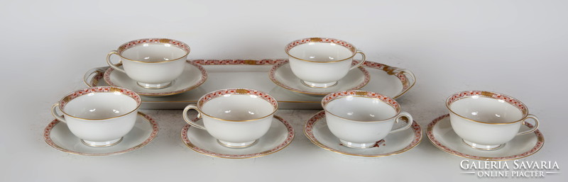 Apponyi (orange) tableware from Herend - a rare piece made for hotels!