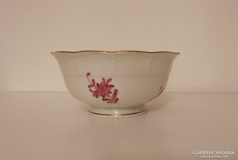 Herend Apponyi purple patterned cup, bowl
