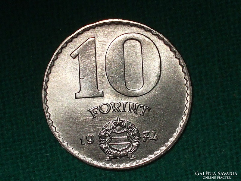 10 Forint 1974! Only 50001 pcs. !!! It was not in circulation! It's bright!