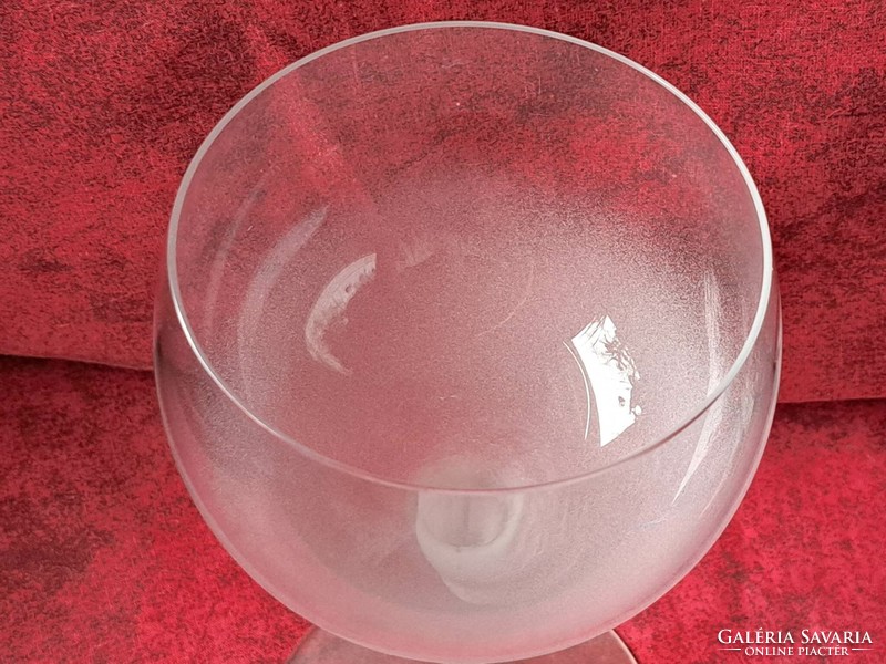 A large glass goblet for the Christmas table