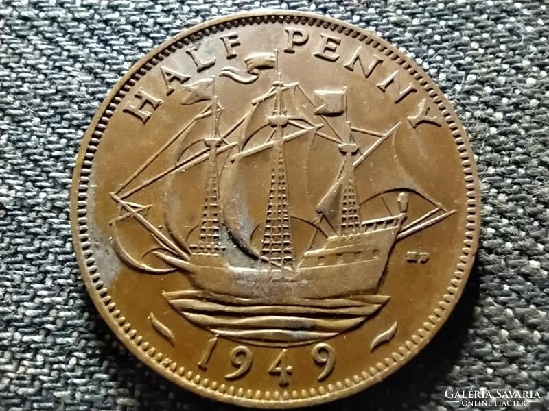 Anglia VI. György 1/2 Penny 1949 (id40361)