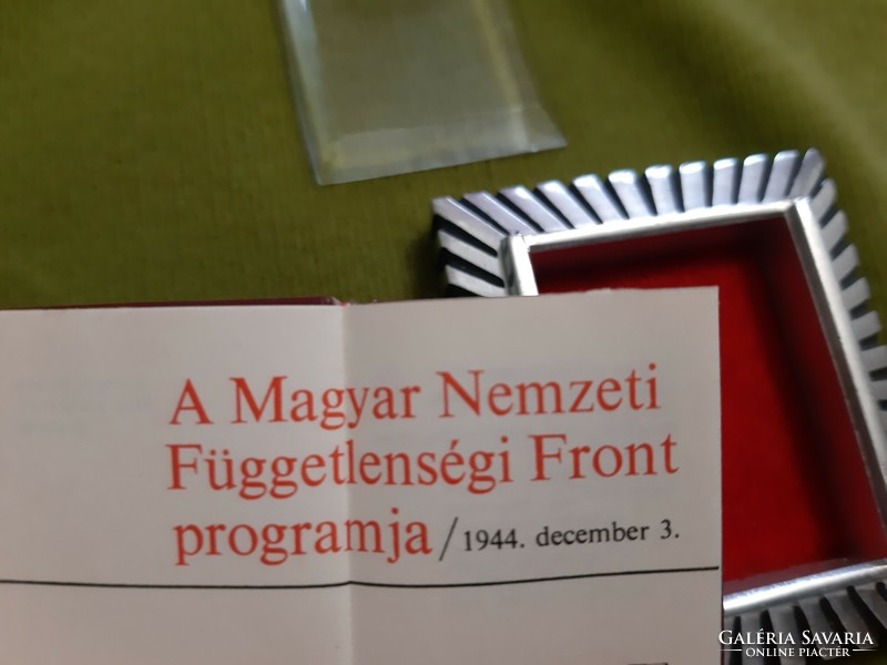 A Magyar Nemzeti Függetlenségi Front programja minikönyv