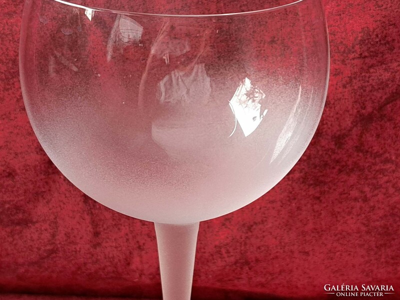 A large glass goblet for the Christmas table