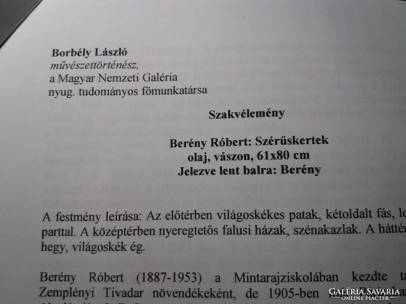 Berény Róbert /1887 - 1953 /