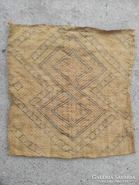 African woven cuba ethnic group congo africa folk art schowa tablecloth 825 6276