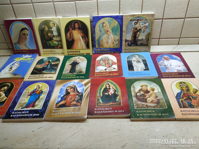 Catholic calendar 17 pieces for sale!