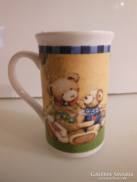 Mug - macis - marked - round pattern - 3 dl - porcelain - flawless