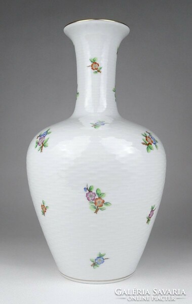 1L608 Régi Eton mintás nagyméretű Herendi porcelán váza 27 cm