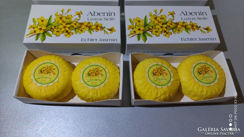 Vintage abenin jasmin luxury seife luxury jasmine soap 2 pieces together in a box