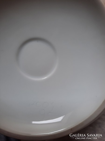 Fehér Herendi porcelán öblös váza