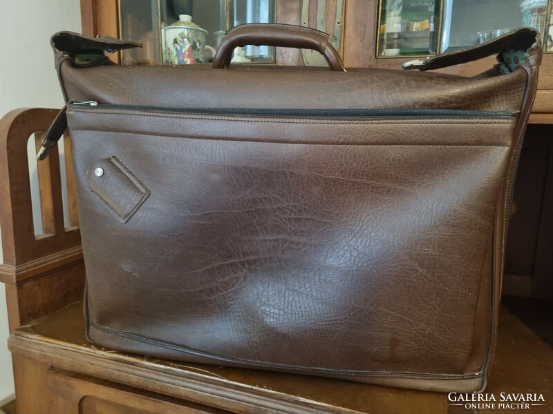 Military officer leather bag bag suitcase