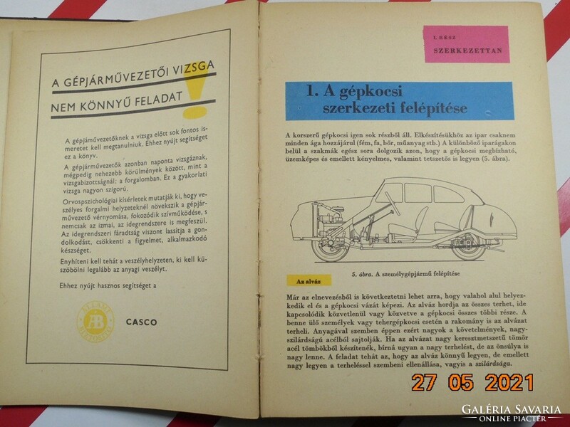 Boda tibor-fülöp gáspár-schätzl istván: test book for car drivers