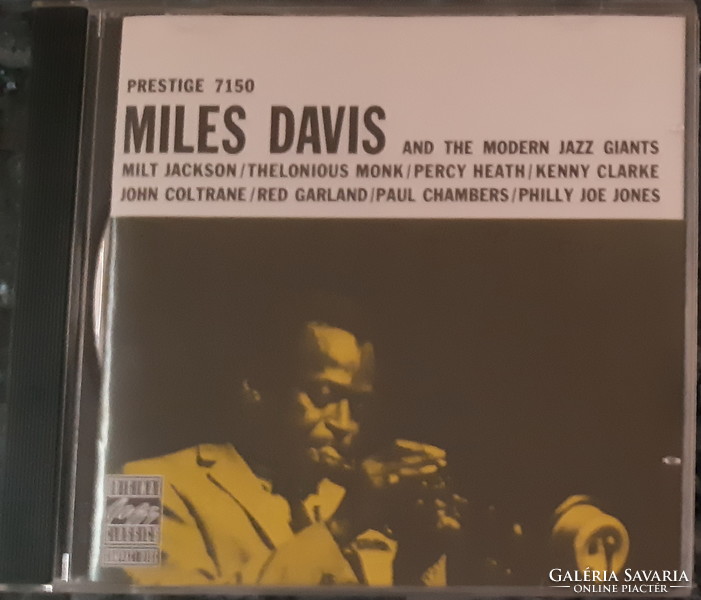 MILES DAVIS   AND THE MODERN JAZZ GIANTS   -  JAZZ CD