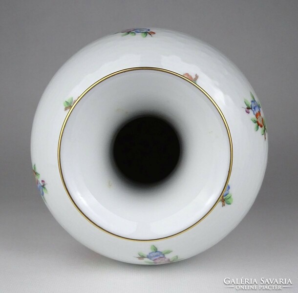 1L608 Régi Eton mintás nagyméretű Herendi porcelán váza 27 cm