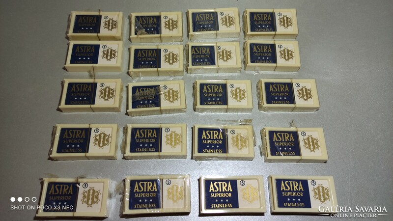 Vintage astra superior razor blade, the price is a package of 5 pieces! Blade price