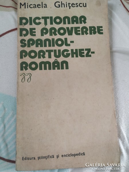 Spanyol - portugál -román közmondás szótár gyűjtemény 1980