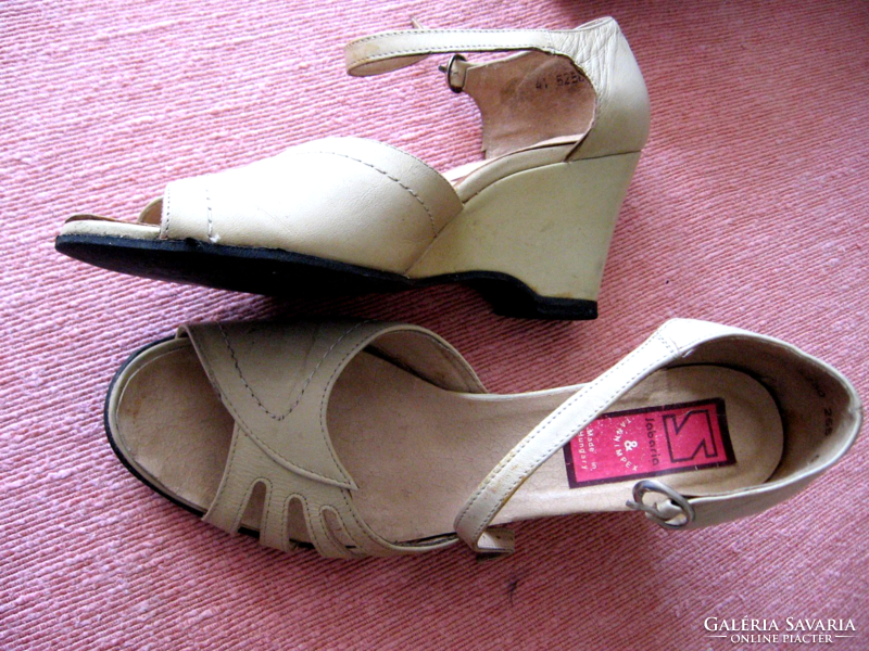 Original retro sabaria & tannimpex leather sandals