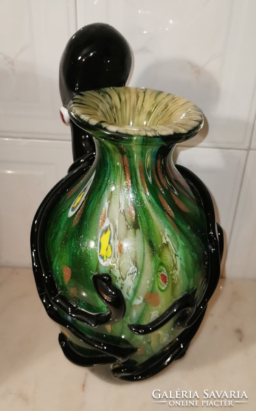 A special Murano vase with an octopus