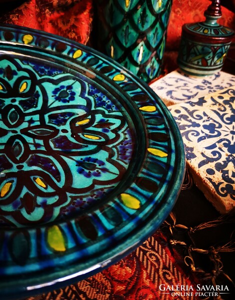 Marokkói kerámia tál
