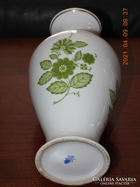 Hollóházi (Erika) porcelán váza, virágtartó