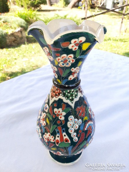 Porcelain hand painted vase