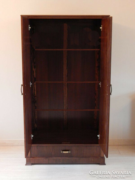 Art deco wardrobe with shelves,, ( j - 27 )