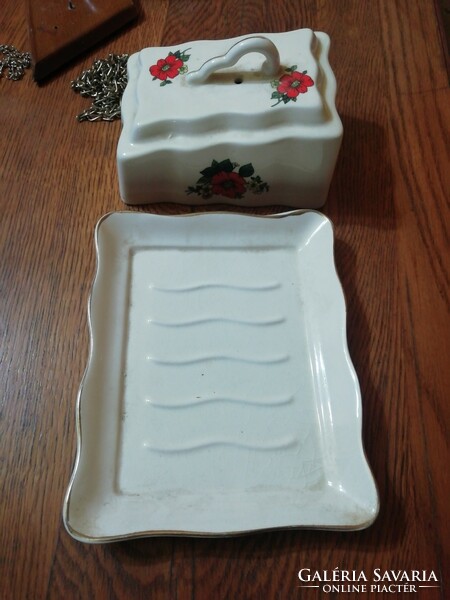 Antique butter holder marked in perfect condition