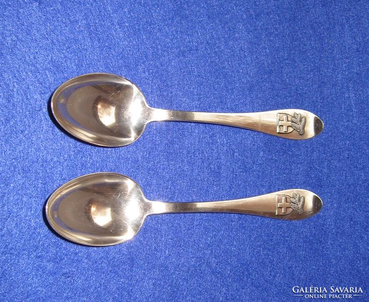 Christmas silver tea spoon for sale in pairs, an exclusive gift given to soldiers in 1944!
