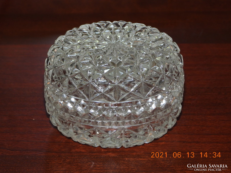 Crystal sugar bowl, bonbonier