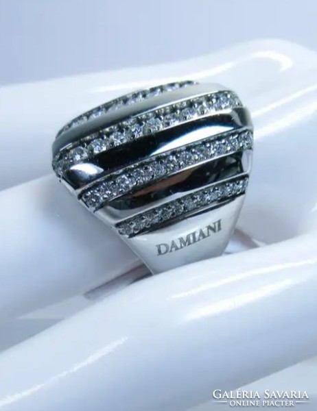 18 karátos gyémánt eredeti DAMIANI gyűrű