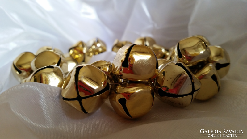 Karácsonyi csengettyű Ø20 mm arany színű fényes felszínű, karácsonyi dekoráció