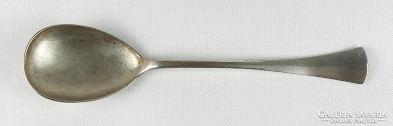 1L533 old silver-plated large scoop 24.5 Cm