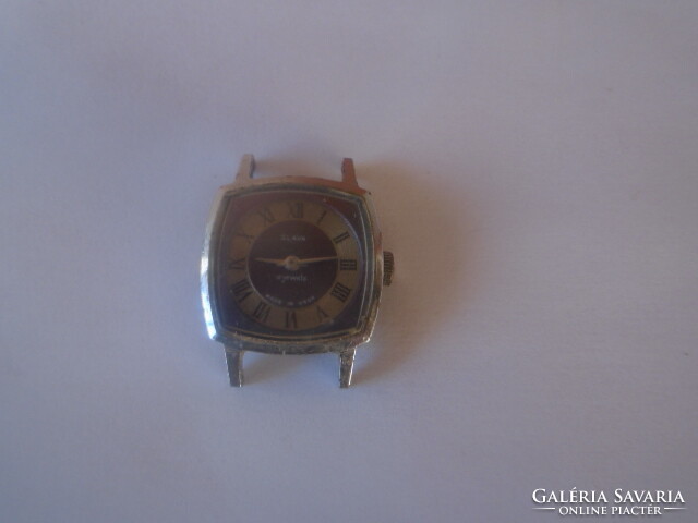 Antique excellent working women's two-tone dial bracelet perfect for daily use 3 x 2.3 cm