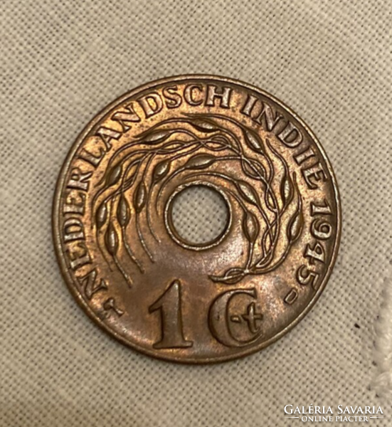 Holland Kelet India 1 cent 1945 I. Vilma (A12)