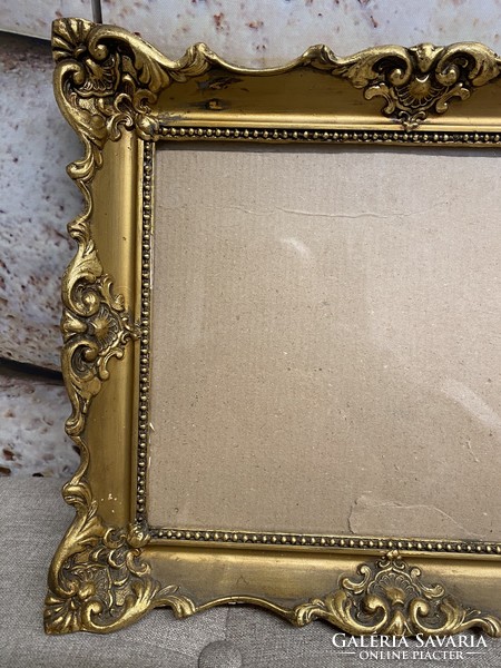 Antique carved - gilded picture frame a31