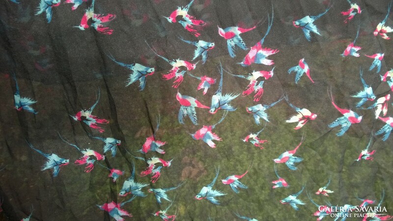 Great colors-flying birds stole, scarf 160x67 cm