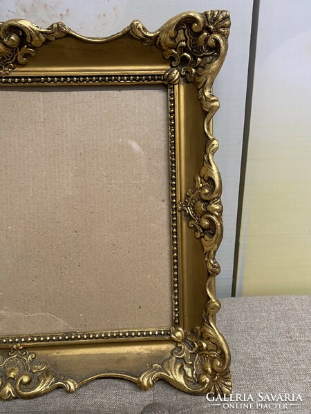 Antique carved - gilded picture frame a31