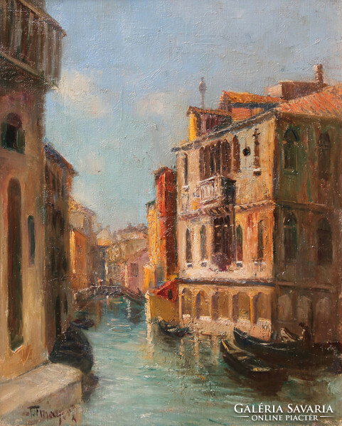 Sándor Turmayer: detail from Venice