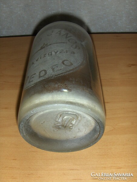 Soda bottle with antique inscription (1)