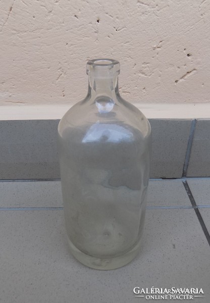 Antik feliratos szódásüveg Béres János Bedeg (1)