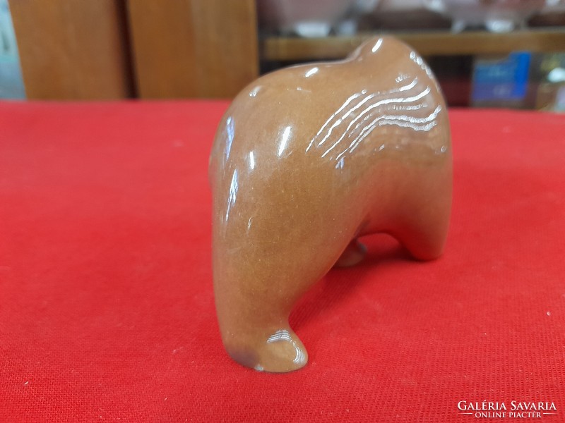 Art deco ceramic brown bear.