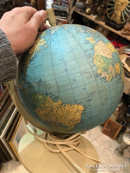 Globe, in Hungarian, 40 cm high, old, perfect