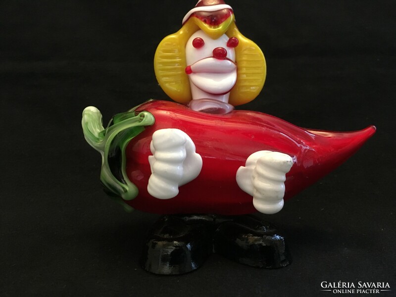 Murano glass pepper clown!