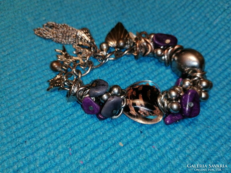 Bracelet with angel and butterfly (546)