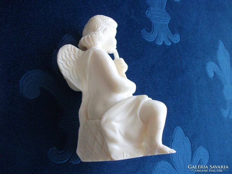 Marked with alabaster angel sign 11.5 cm