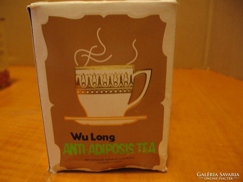 Retro wu long Chinese slimming paper tea box